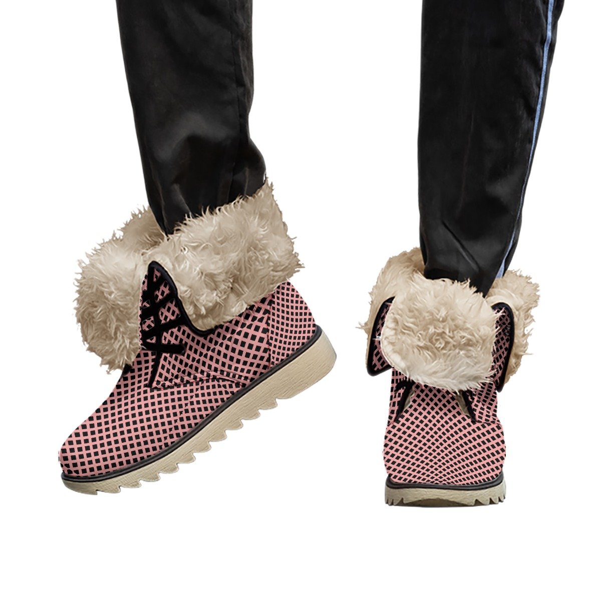 FullbreedCustom Print Women's Plush Boots - Image 2