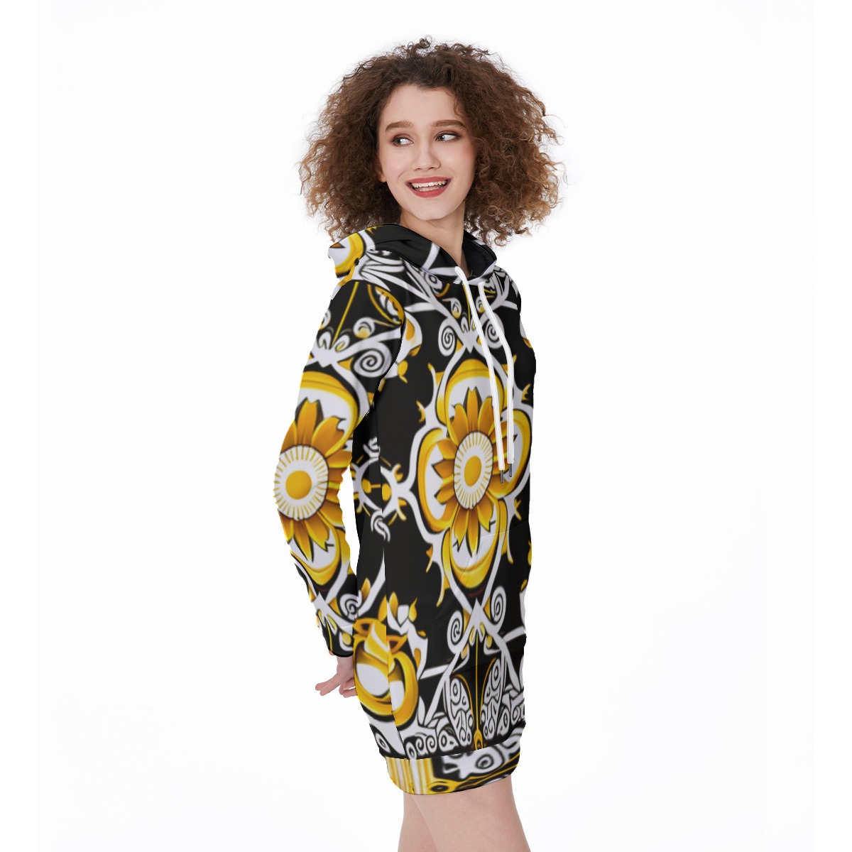 FullbreedCustom Print Women's Long Hoodie - Image 3