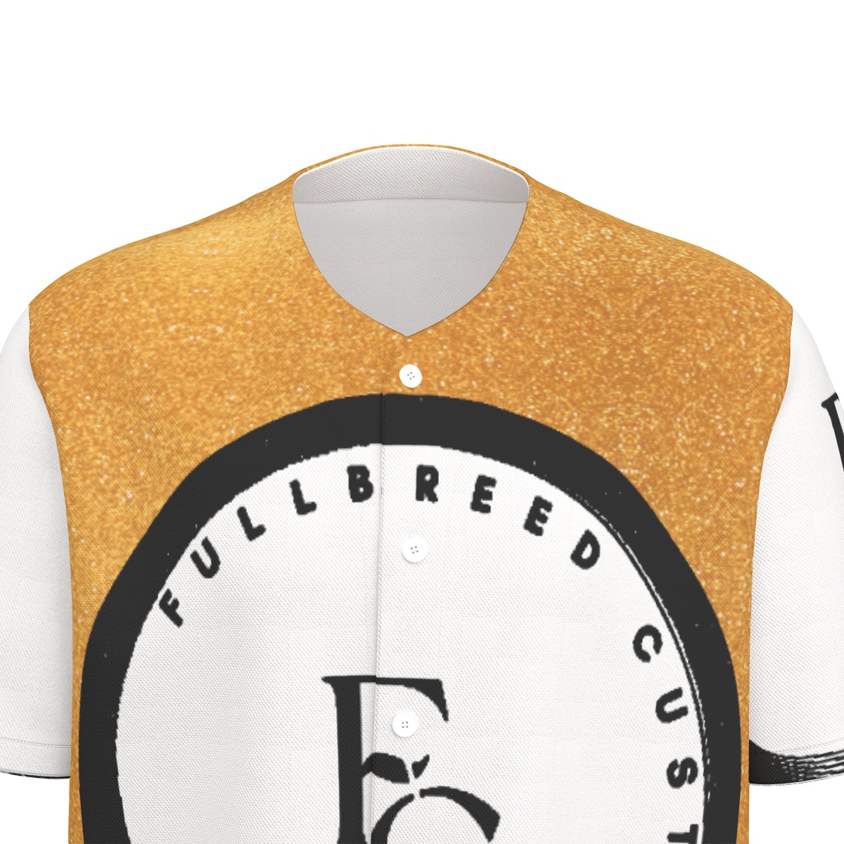 FullbreedCustom Print Men's Short Sleeve Baseball Jersey - Image 6