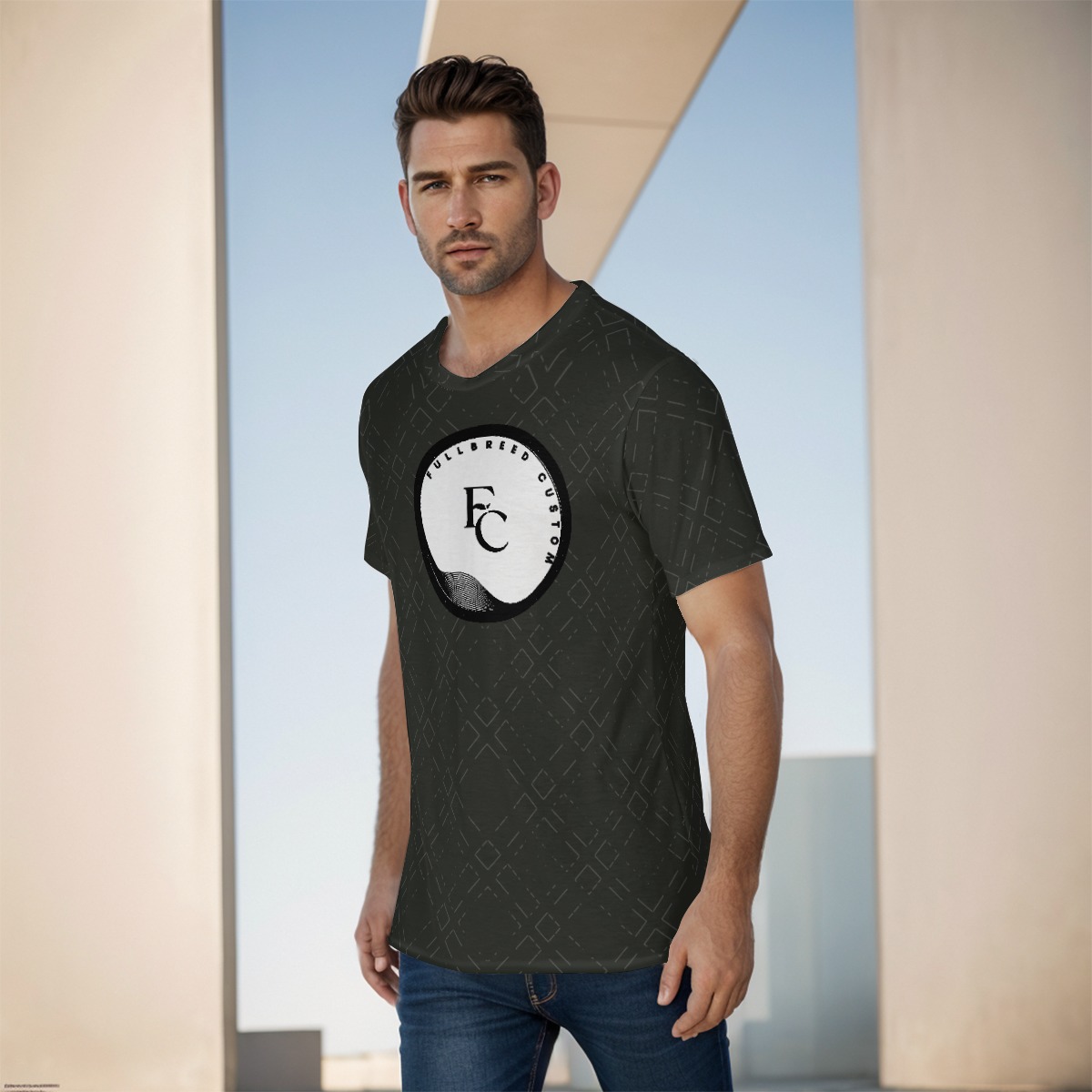 All-Over Print Men's O-Neck T-Shirt - Image 3