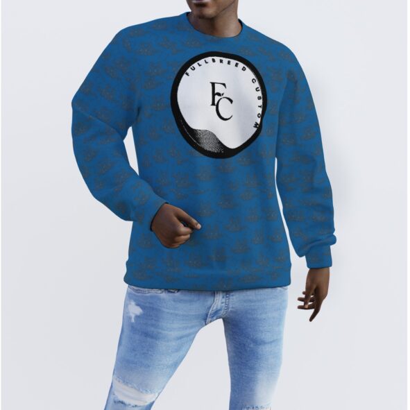 All-Over Print Men's Sweater