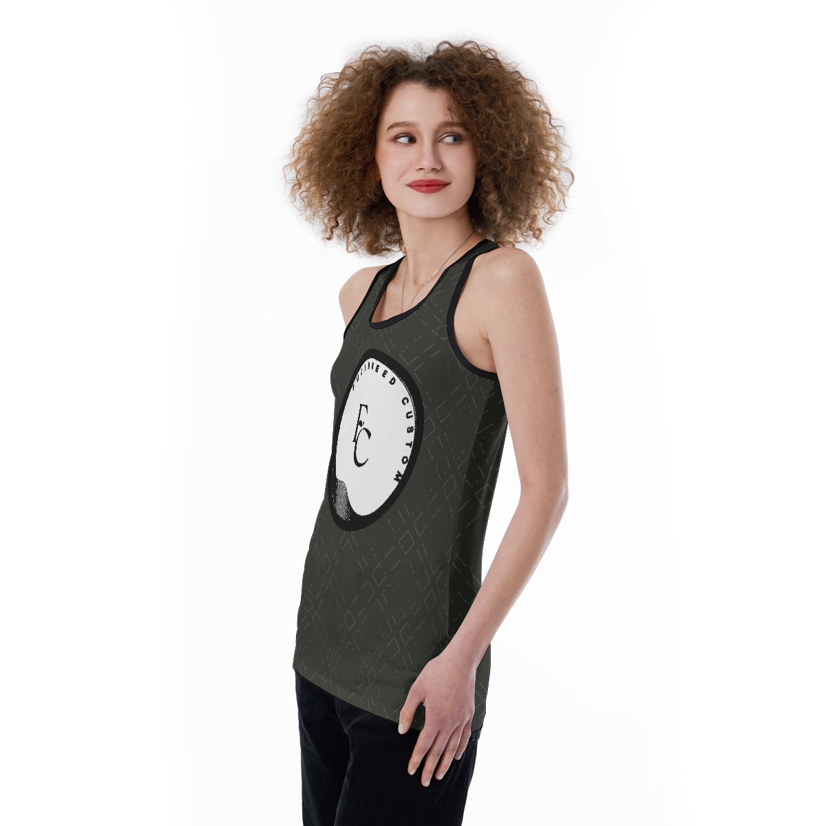 FullbreedCustom Print Women's Back Hollow Tank Top - Image 2