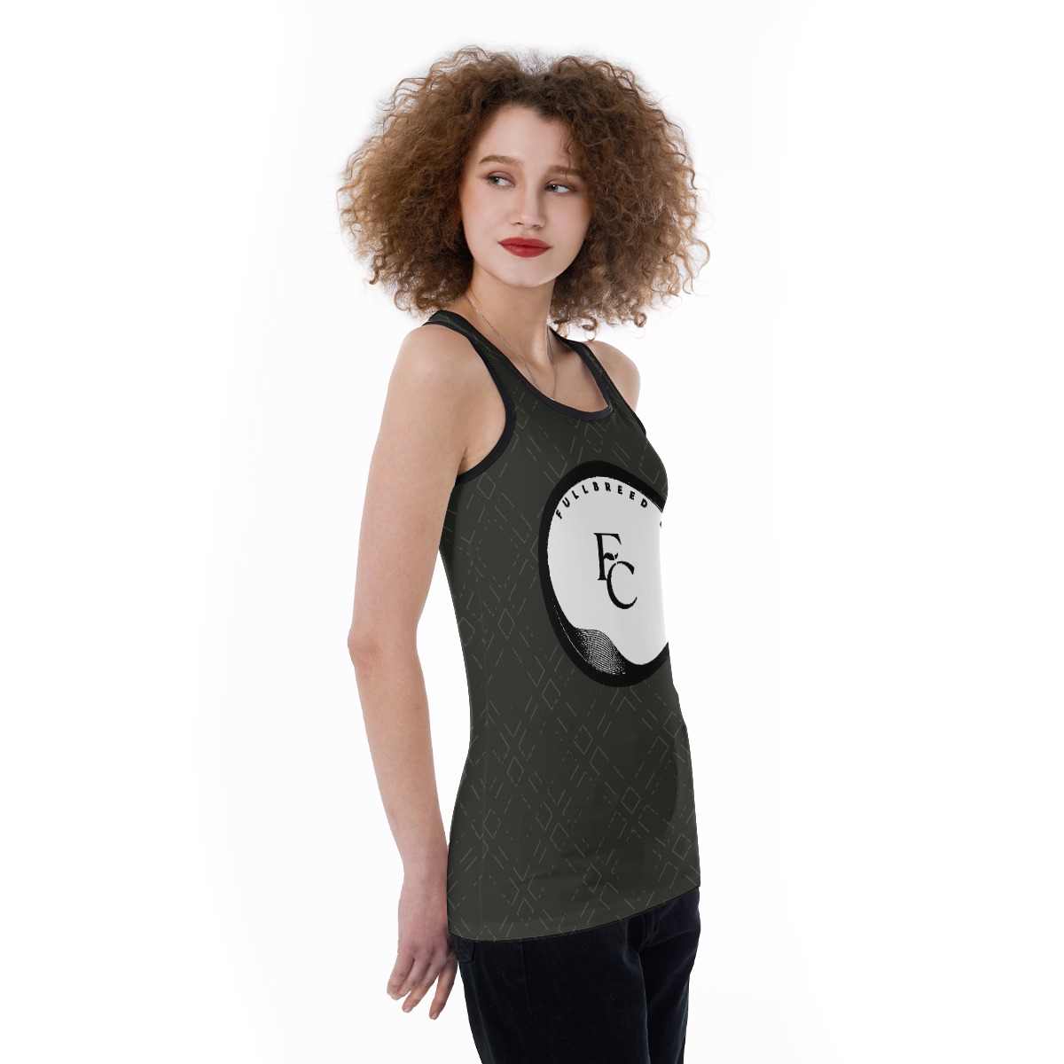 FullbreedCustom Print Women's Back Hollow Tank Top - Image 3