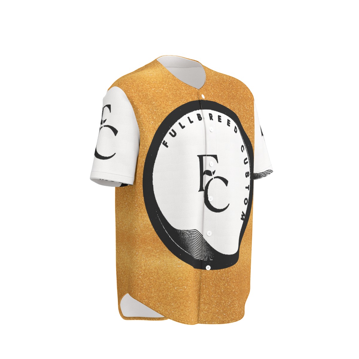 FullbreedCustom Print Men's Short Sleeve Baseball Jersey - Image 4