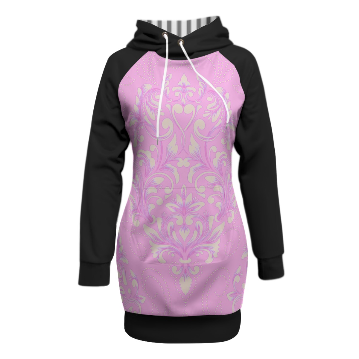 All-Over Print Women's Pullover Hoodie With Raglan Sleeve