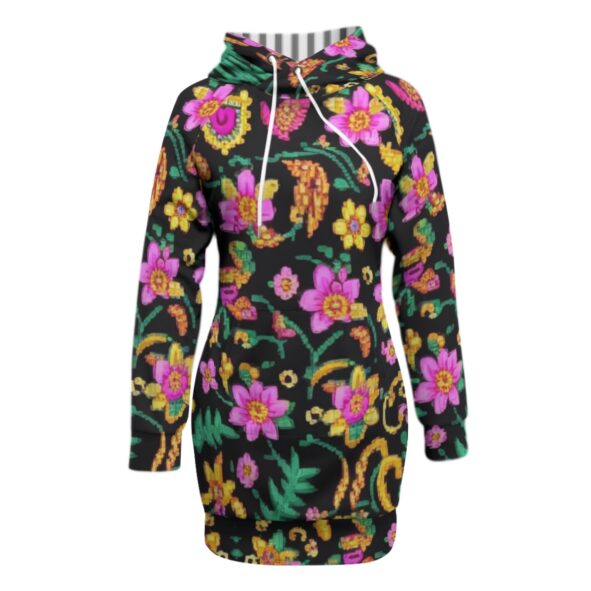 All-Over Print Women's Pullover Hoodie With Raglan Sleeve