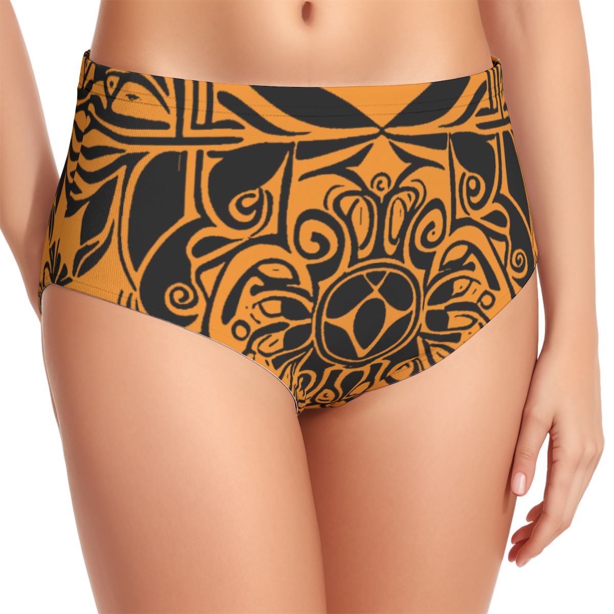 FullbreedCustom Print Women's Swimsuit Set With Halter - Image 7