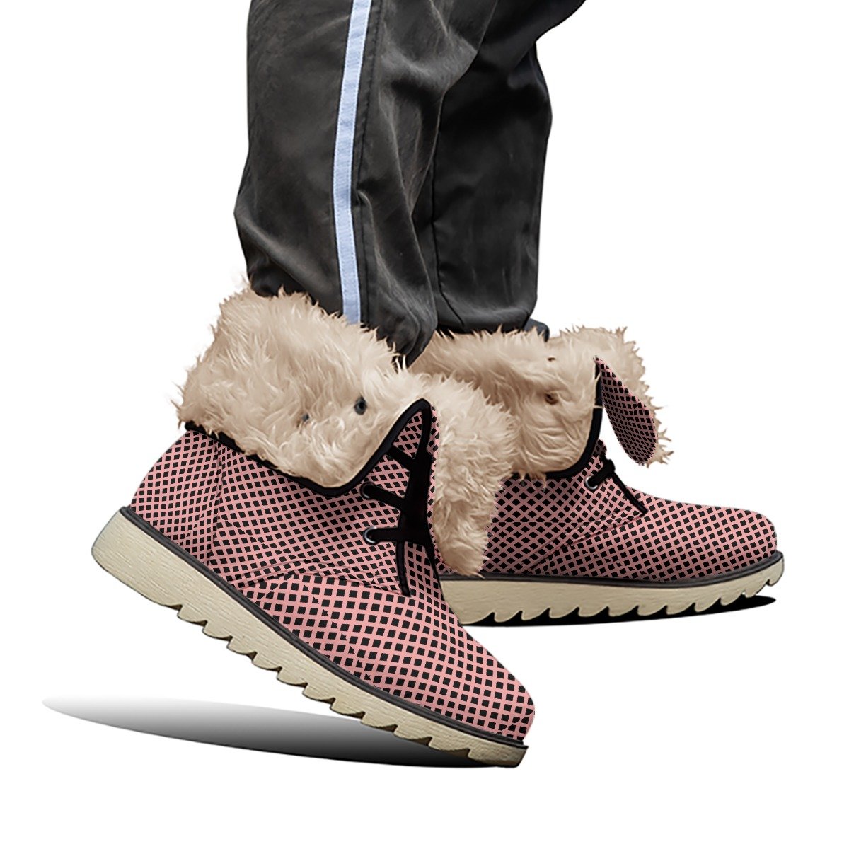 FullbreedCustom Print Women's Plush Boots - Image 3