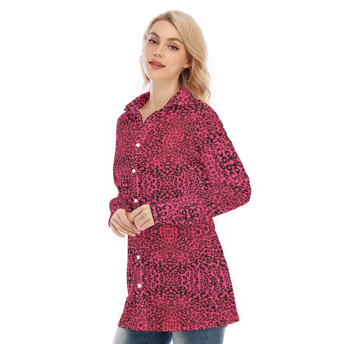 FullbreedCustom Print Women's Long Shirt - Image 3