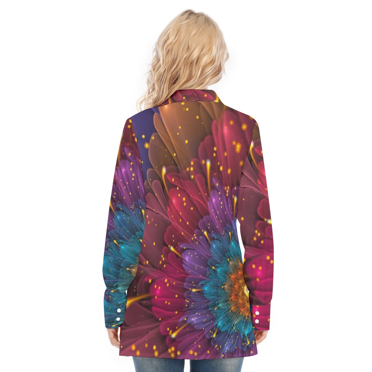 FullbreedCustom Print Women's Long Shirt - Image 4