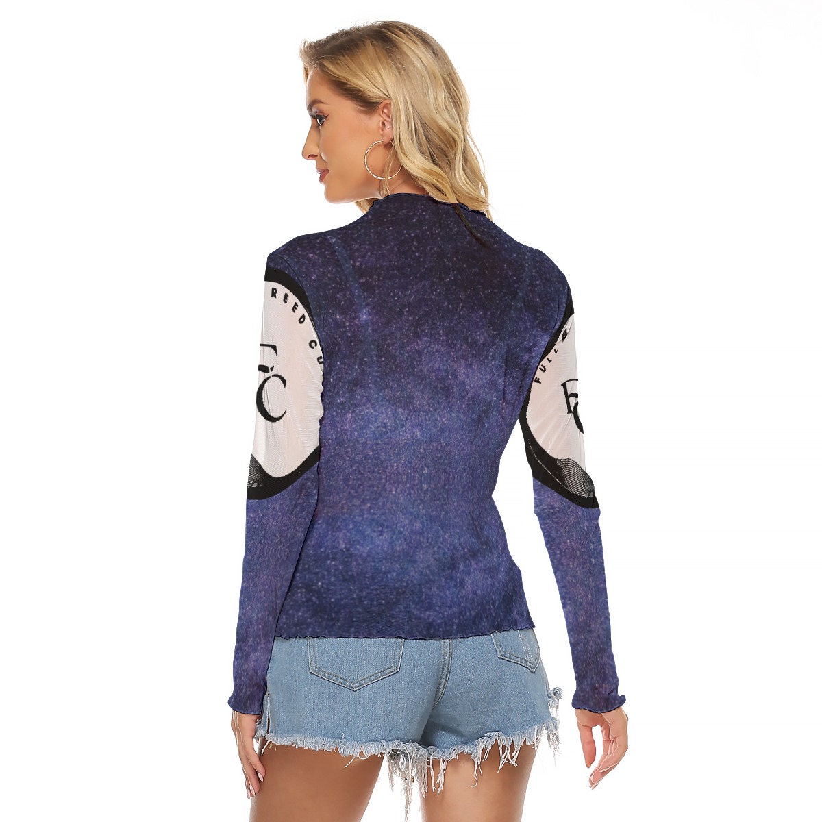 FullbreedCustom Print Women's Mesh T-shirt - Image 4