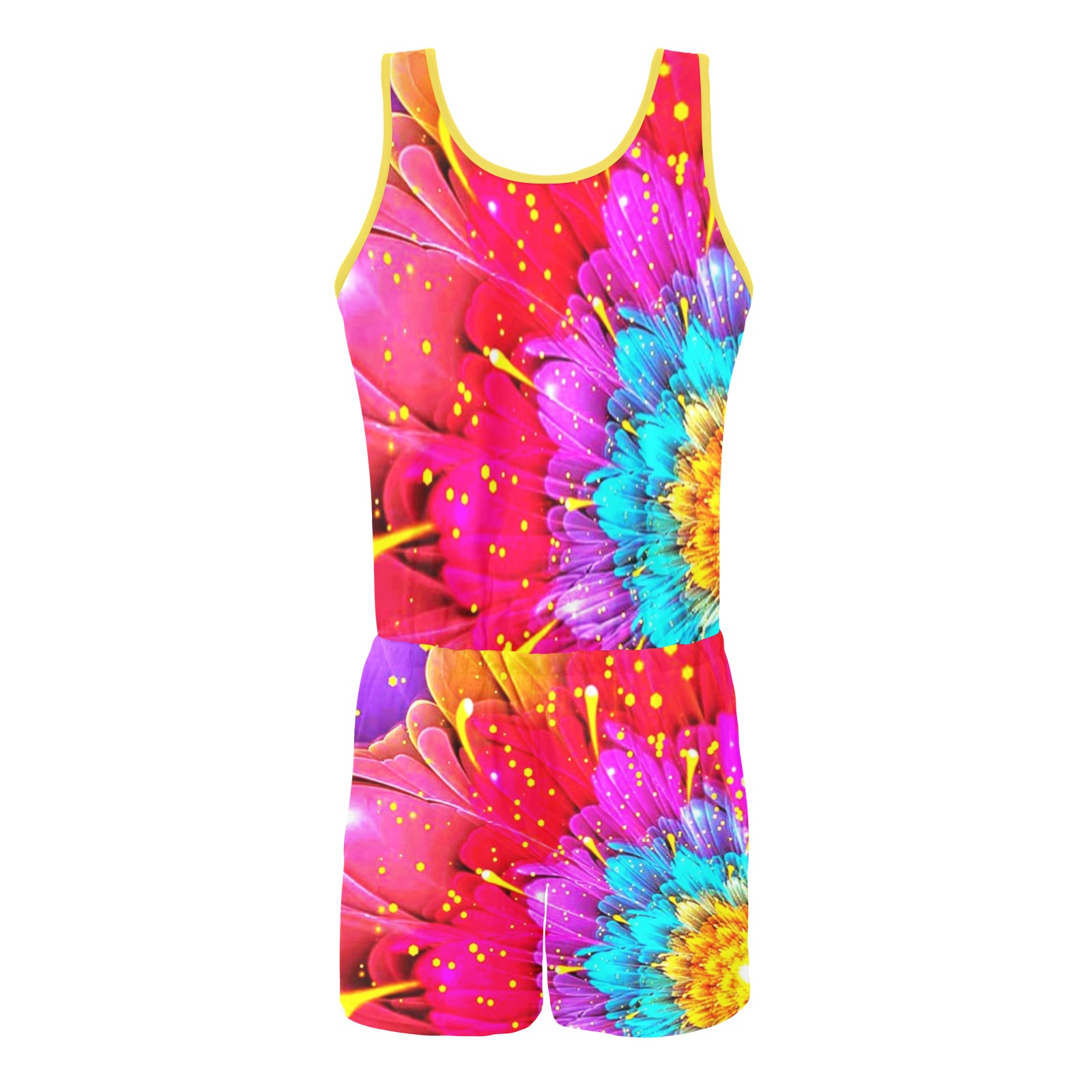 kokorepublic Print Vest Short Jumpsuit (Sets 15) - Image 4