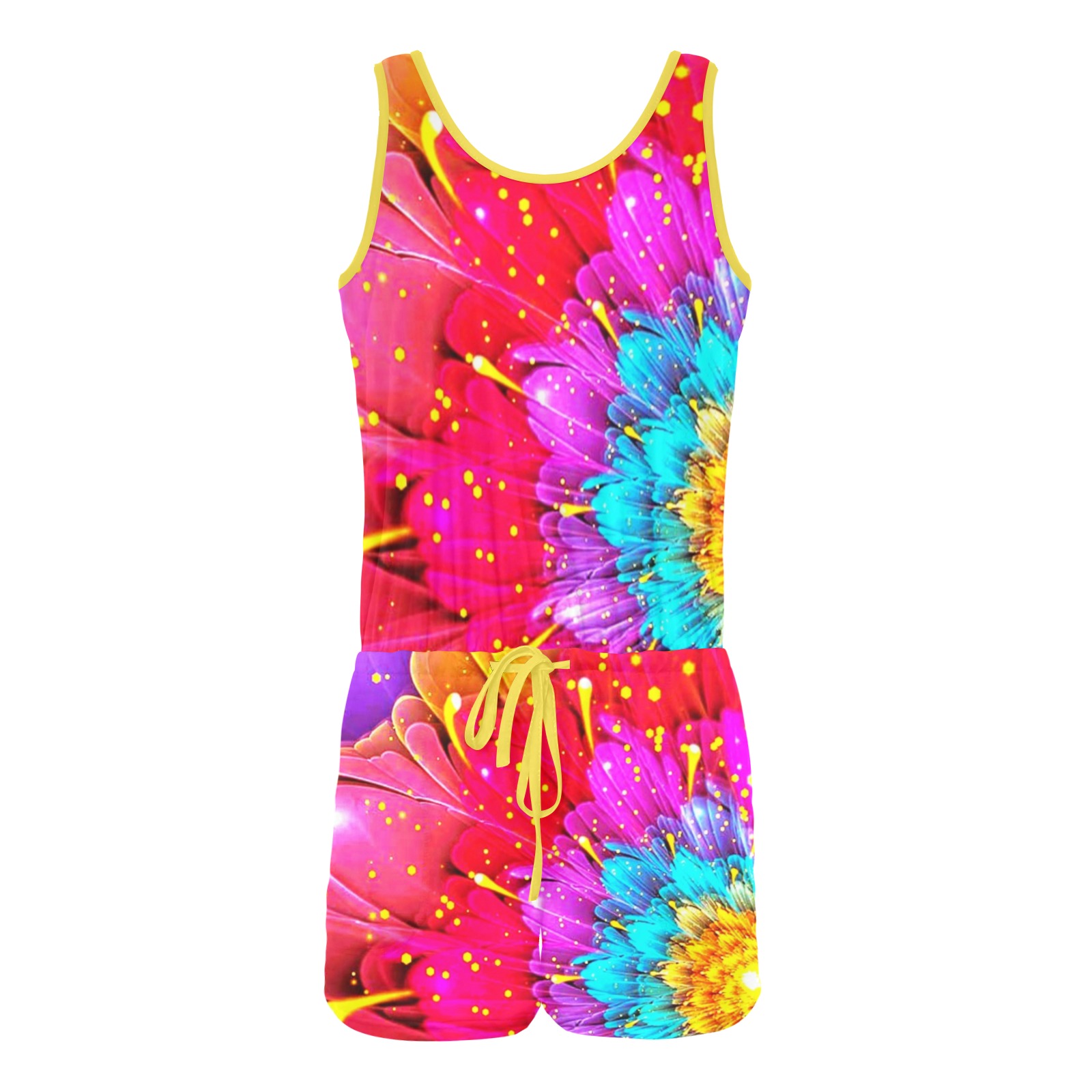 kokorepublic Print Vest Short Jumpsuit (Sets 15) - Image 3