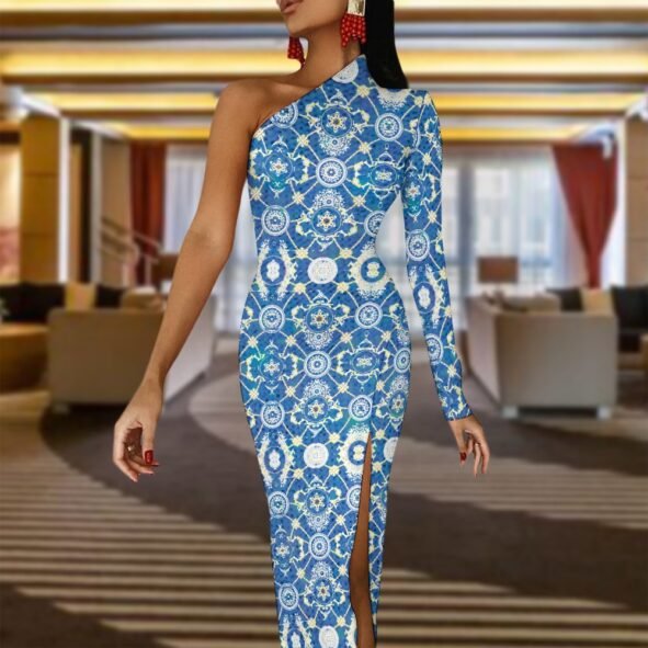 FullbreedCustom Half Sleeve Slit Dress