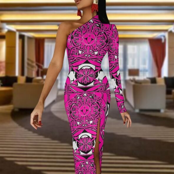 FullbreedCustom Half Sleeve Slit Dress