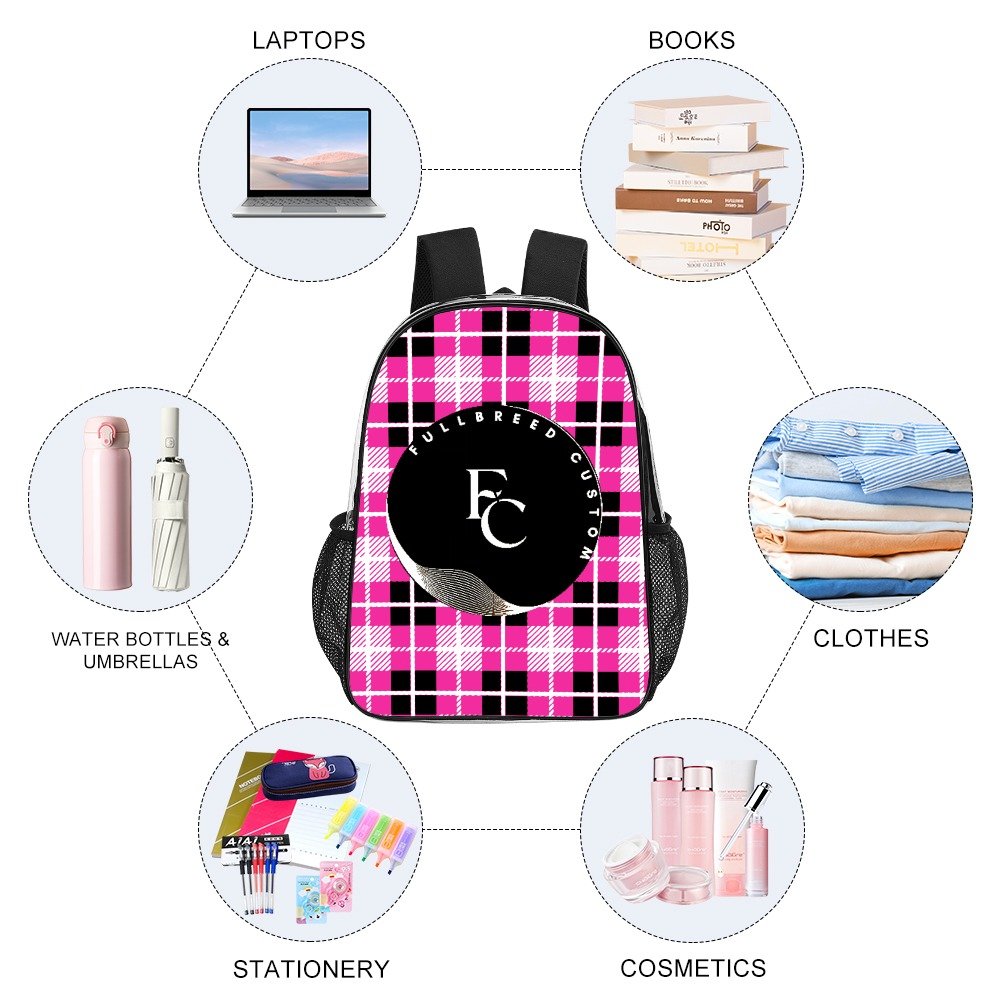 FullbreedCustom Transparent Bag 17 inch 2024 New - Image 2