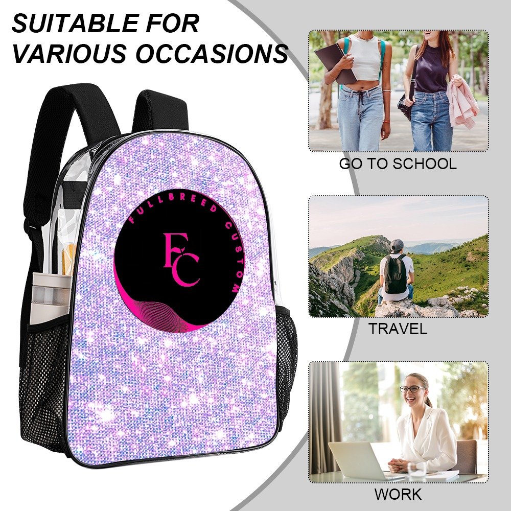 FullbreedCustom Transparent Bag 17 inch 2024 New - Image 6