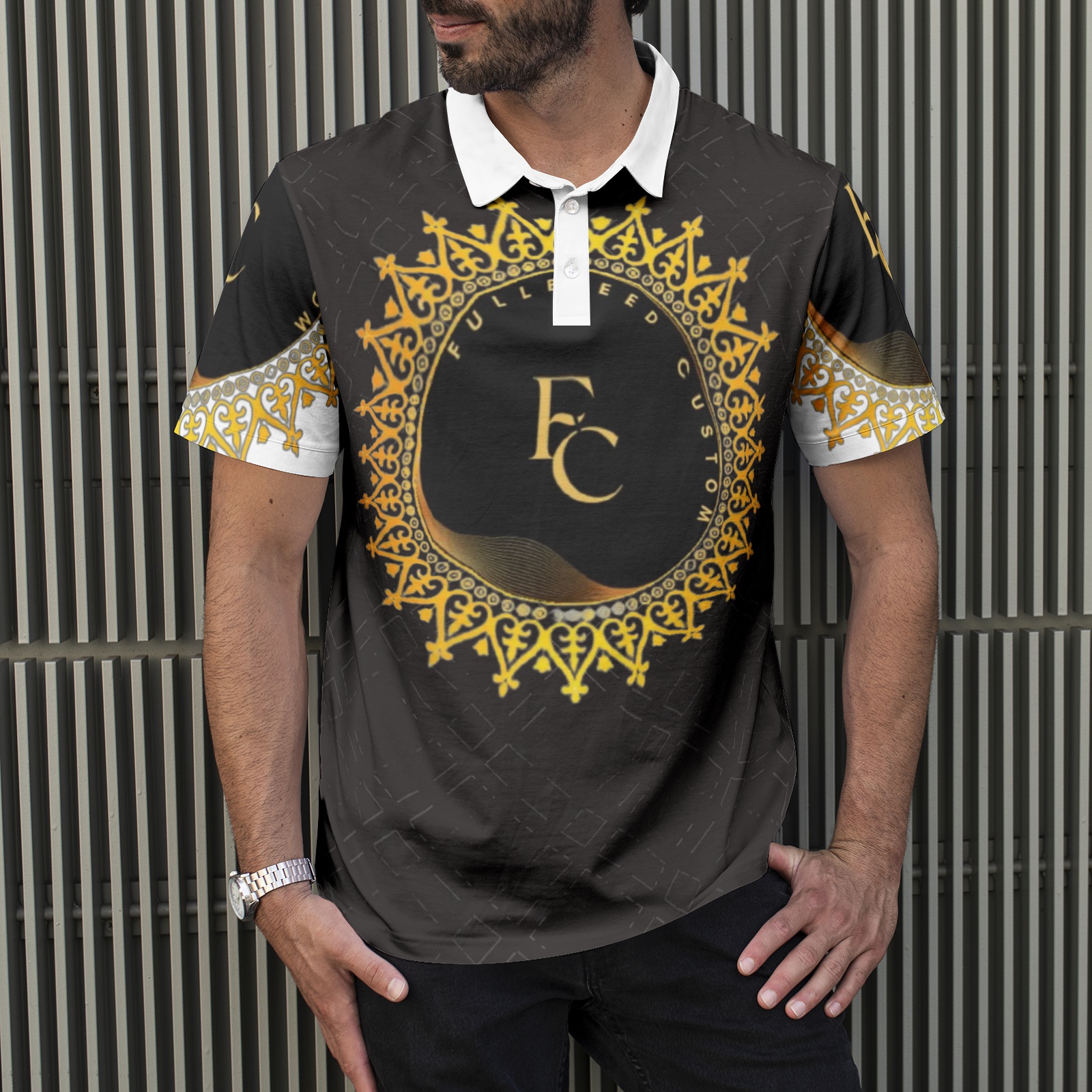 Men's All-Over Print Polo Shirts - Image 6
