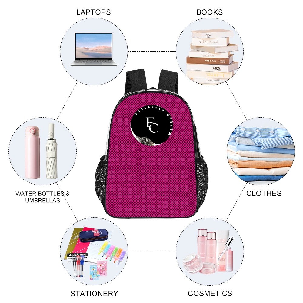 FullbreedCustom Transparent Bag 17 inch 2024 New - Image 2