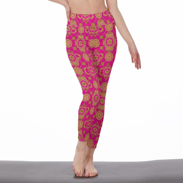 FullbreedCustom  Print Women's High Waist Leggings | Side Stitch Closure