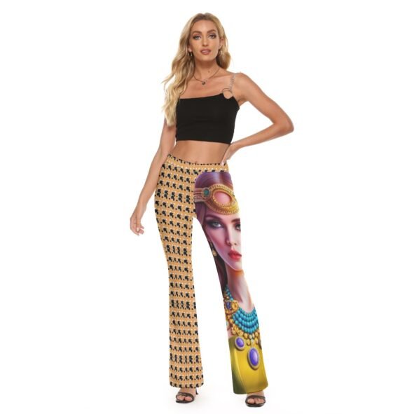 FullbreedCustom Print Women's Skinny Flare Pants