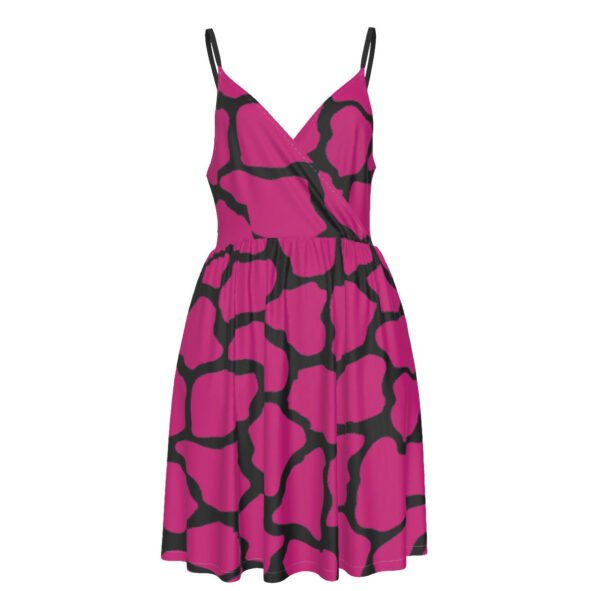 All-Over Print Women's Sling V-Neck Cross Dress