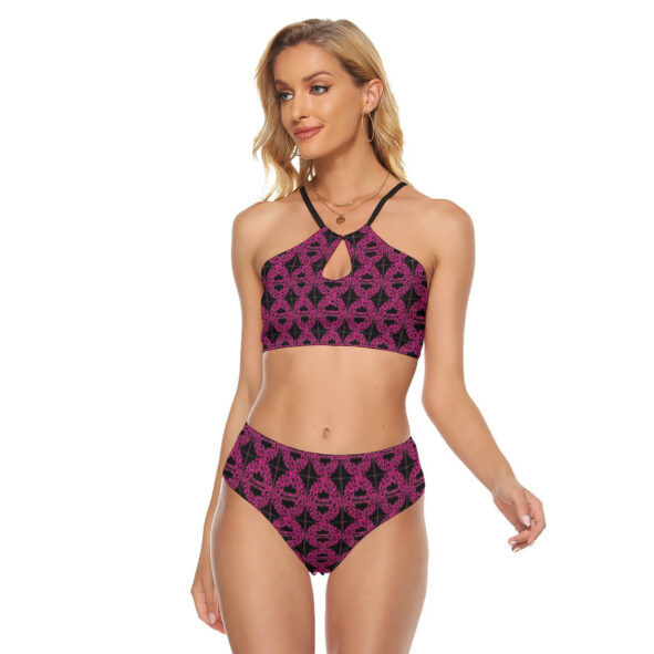 All-Over Print Women's Cami Keyhole One-piece Swimsuit