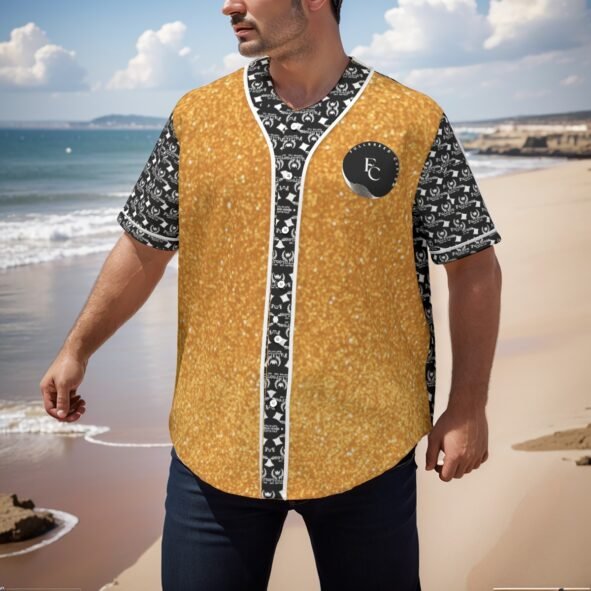 FullbreedcustomPrint Men's Short Sleeve Baseball Jersey With Pinstripes