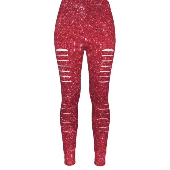 fullbreedcustom Print Women's Ripped Leggings