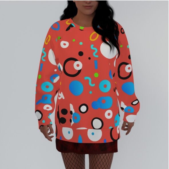 F ullbreedcustomPrint Women's Raglan Sleeve Sweatshirt