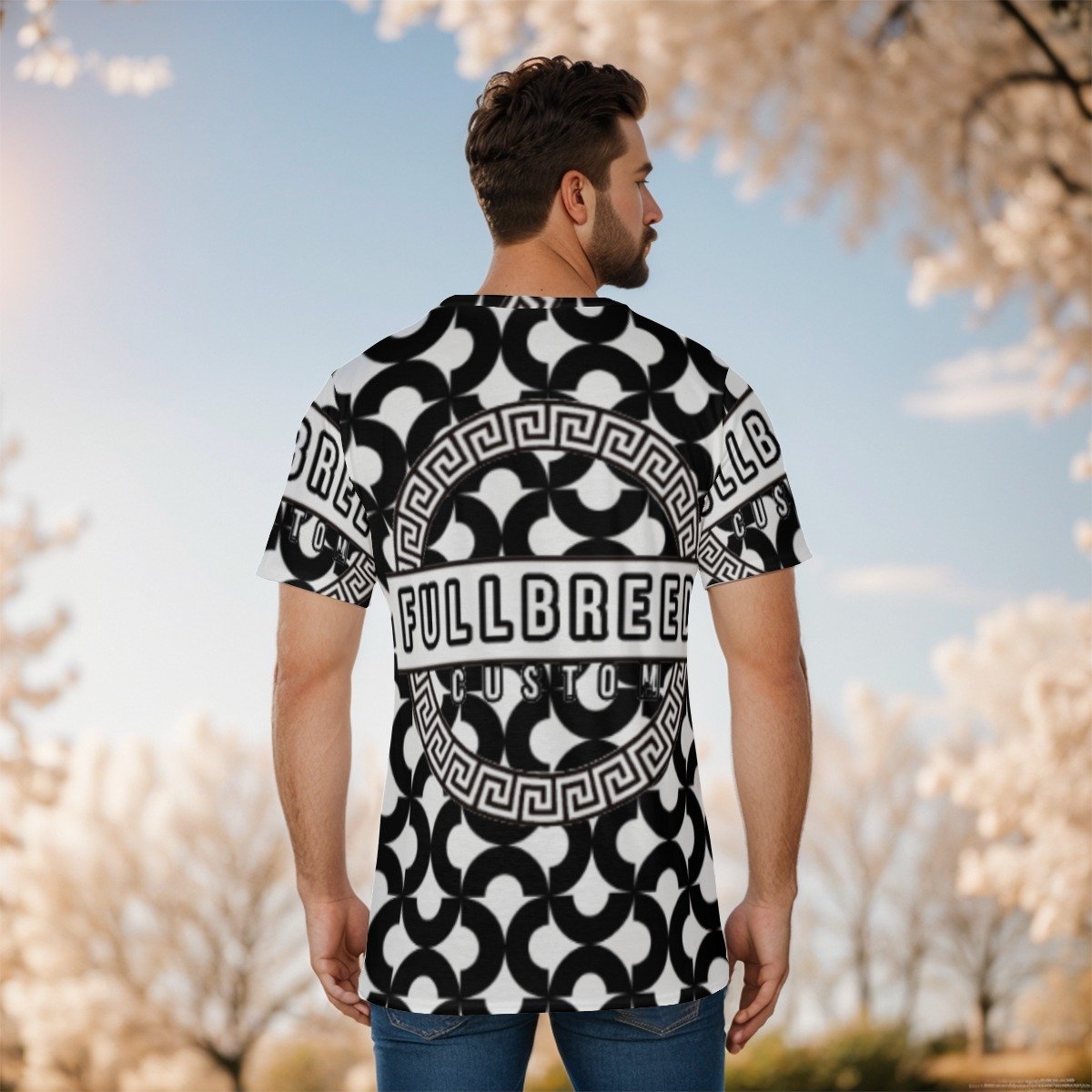 fullbreedcustom. Print Men's O-Neck T-Shirt - Image 4