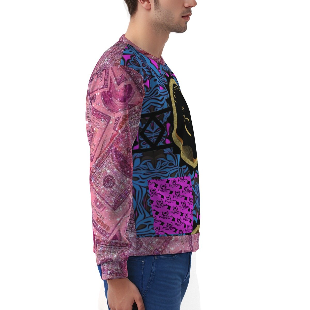 All-Over Print Men's Heavy Fleece Sweatshirt