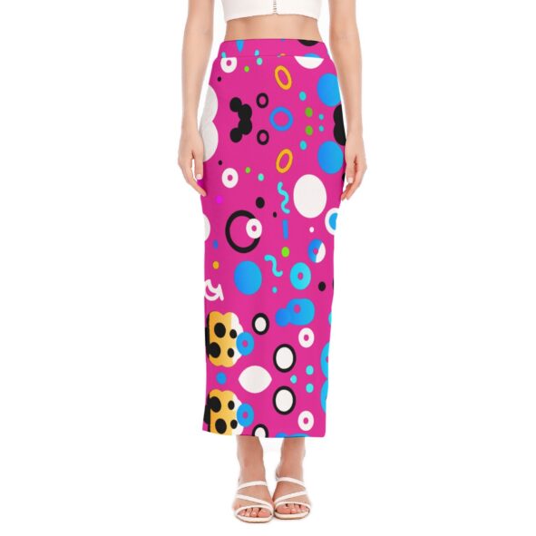 FullbreedCustom Print Women's Side Slit Skirt