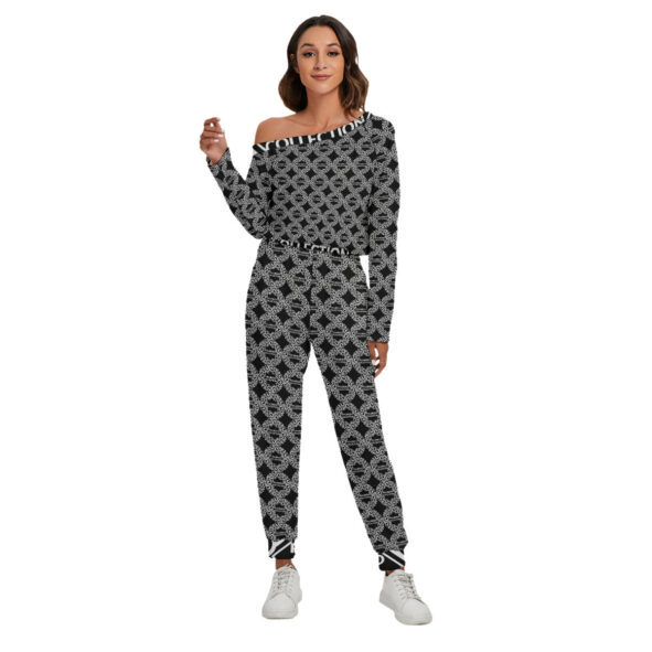 All-Over Print Women's Off-Shoulder Jumpsuit