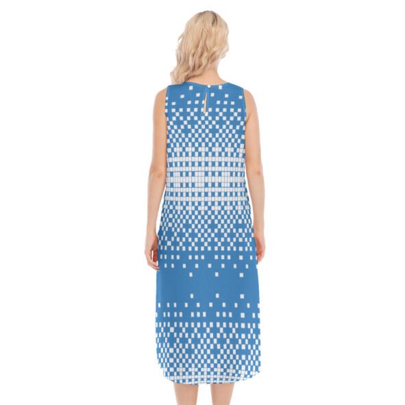All-Over Print Women's Sleeveless Long Dress