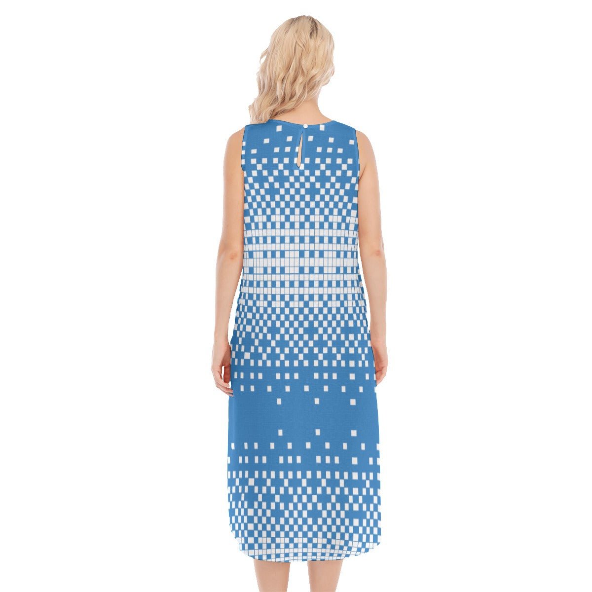 All-Over Print Women's Sleeveless Long Dress