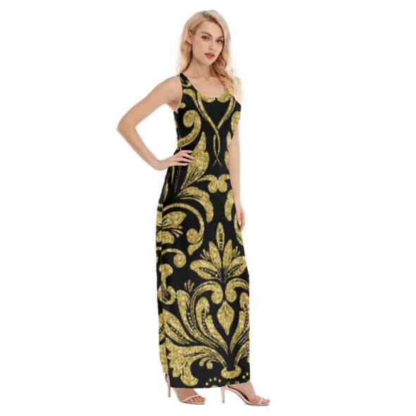 kokorepublic  Print Women's Vest Dress | Length To Ankle