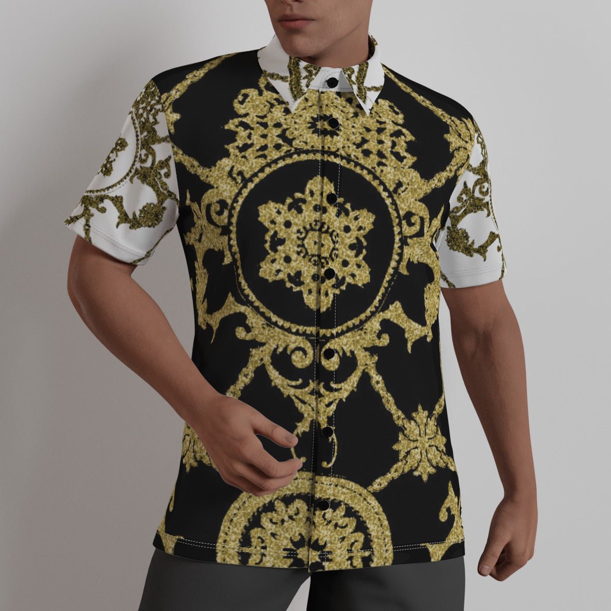 All-Over Print Men's Shirt