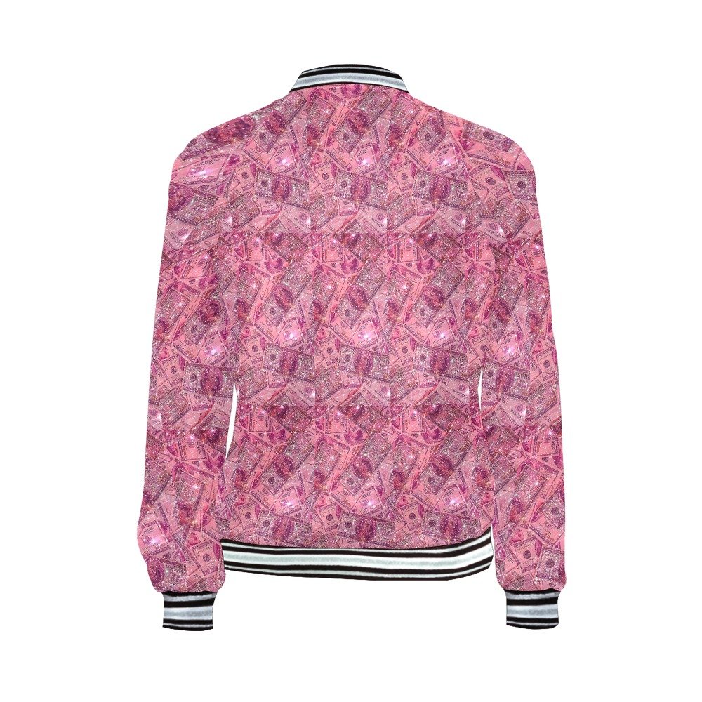 fullbreedcustom Women's Horizontal Stripes Jacket (Model H21) - Image 5