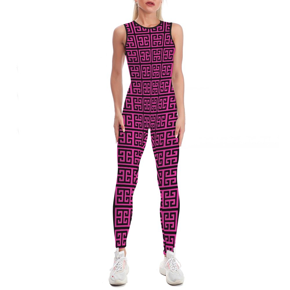 fullbreedcustom Colorful Ladies Bodysuit Yoga Pants