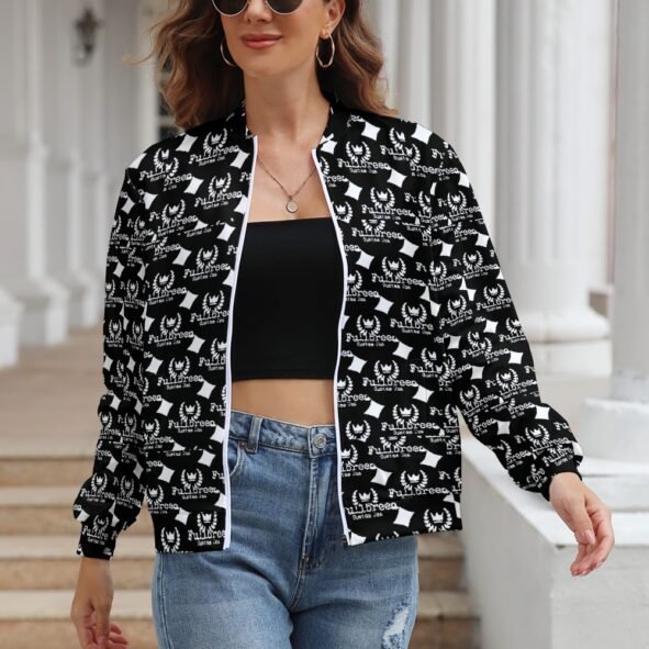 fullbreedcustom Women's Long Sleeve Zipper Jacket
