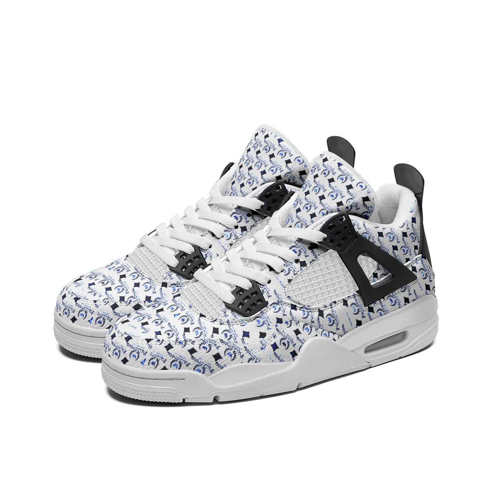 Unisex Non Slip Lace Up Breathable Fashion Sneakers - Image 2