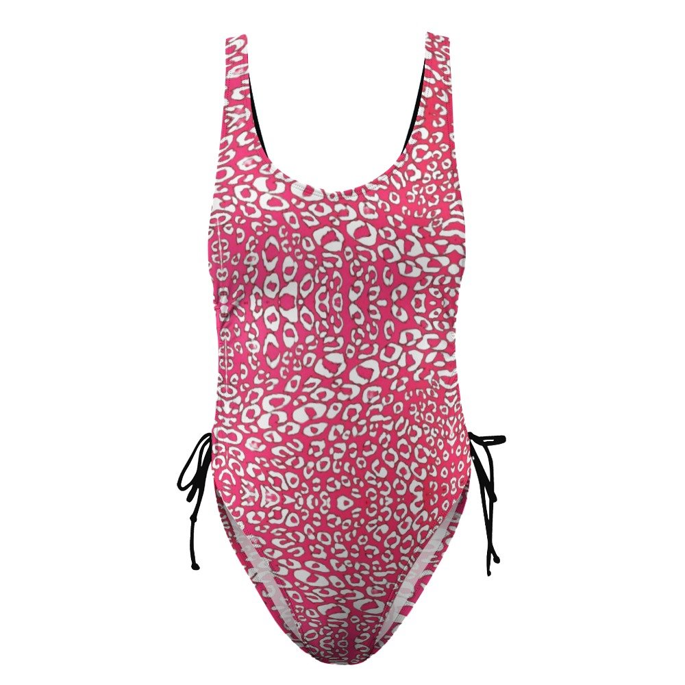 fullbreedcustom Ladies Polka Dot One Piece Swimsuit - Image 4