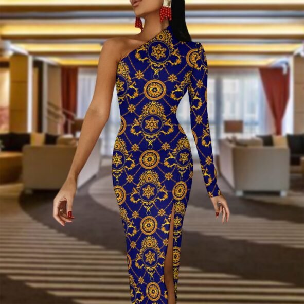 FullbreedCustom Half Sleeve Slit Dress