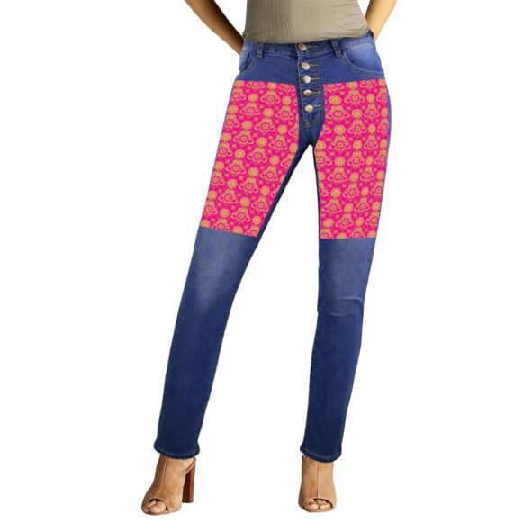 fullbreedcustom Women's Jeans (Front&Back Printing)