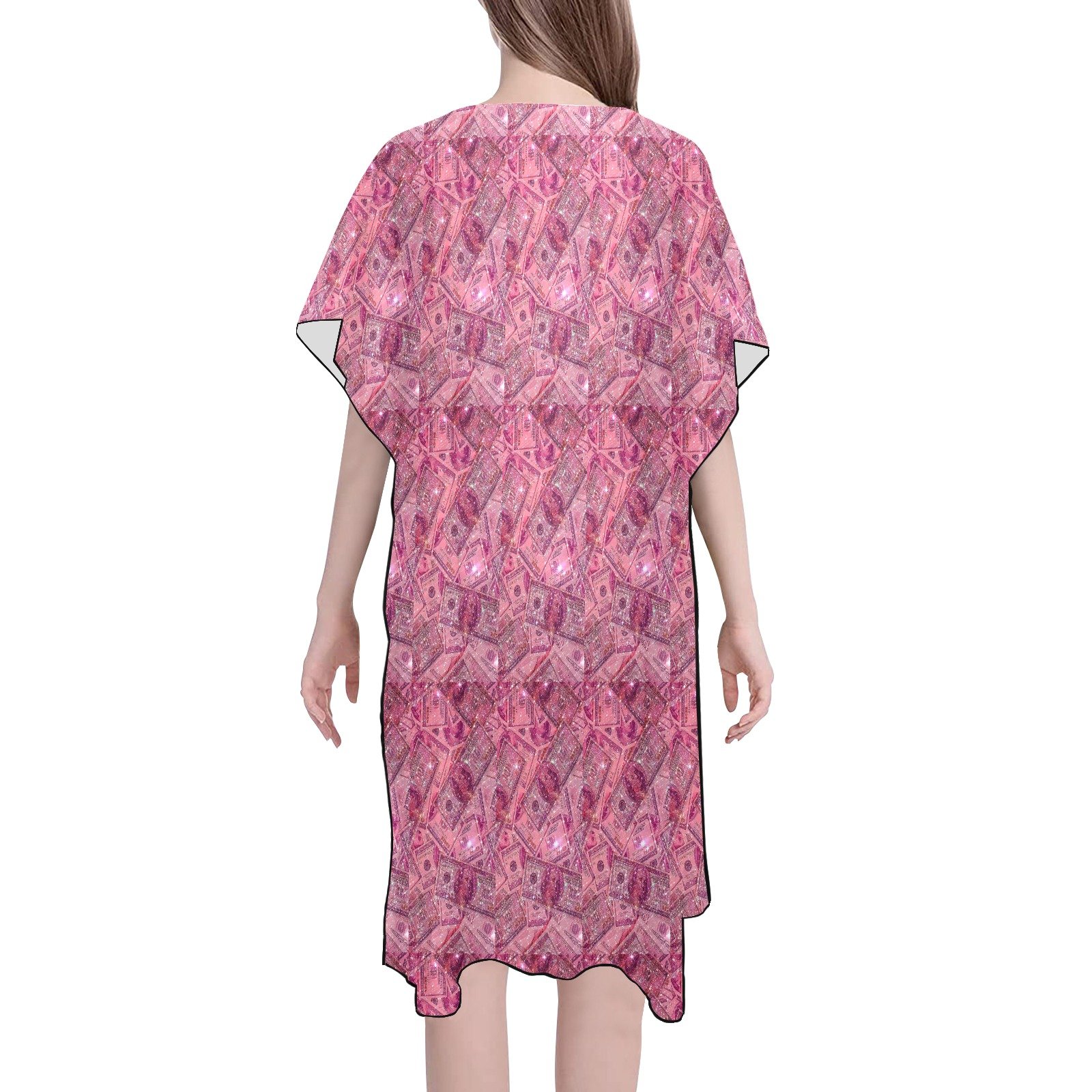 fullbreedcustom Mid-Length Side Slits Chiffon Cover Up (H50) - Image 2