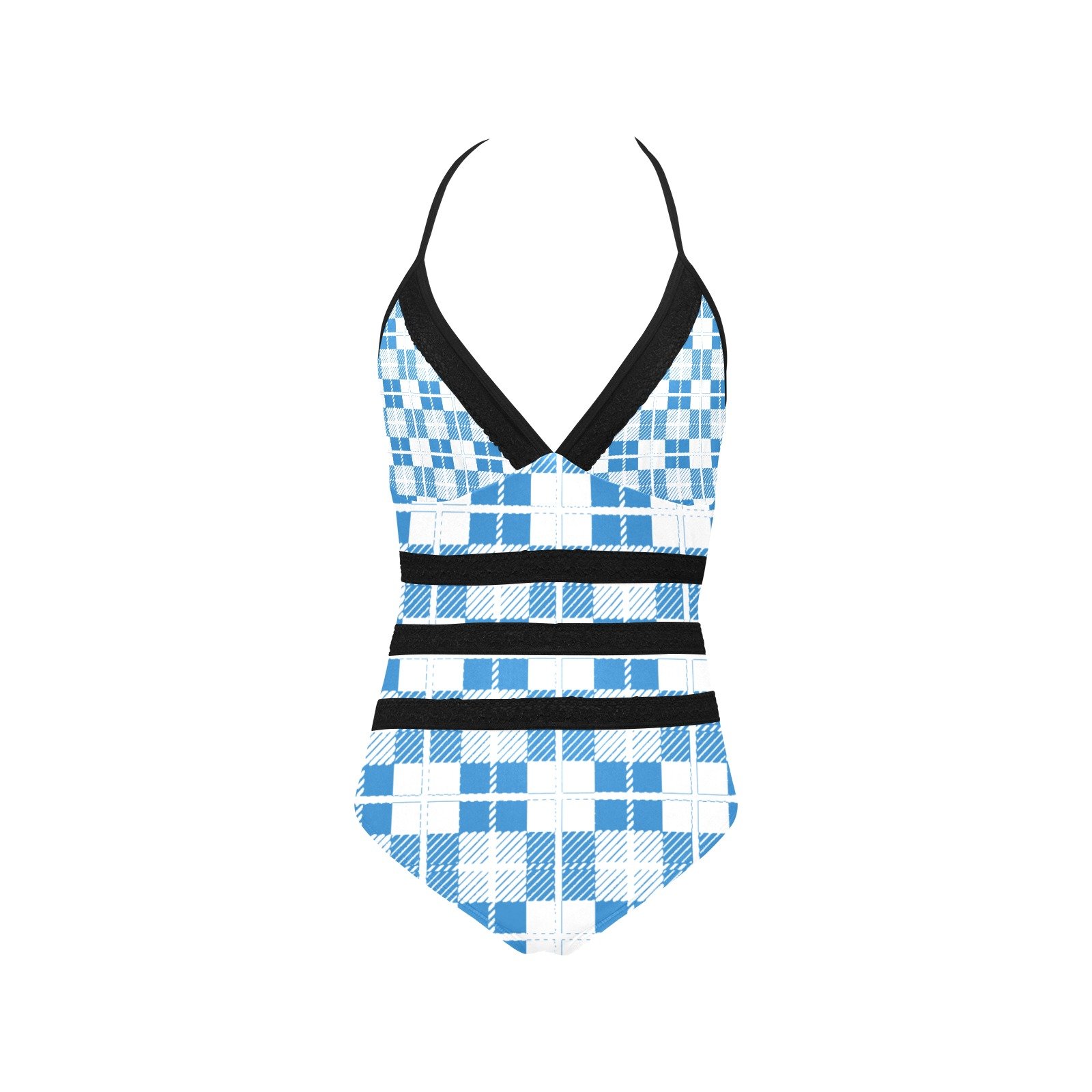 fullbreedcustom Lace Band Embossing Swimsuit (S15) - Image 3