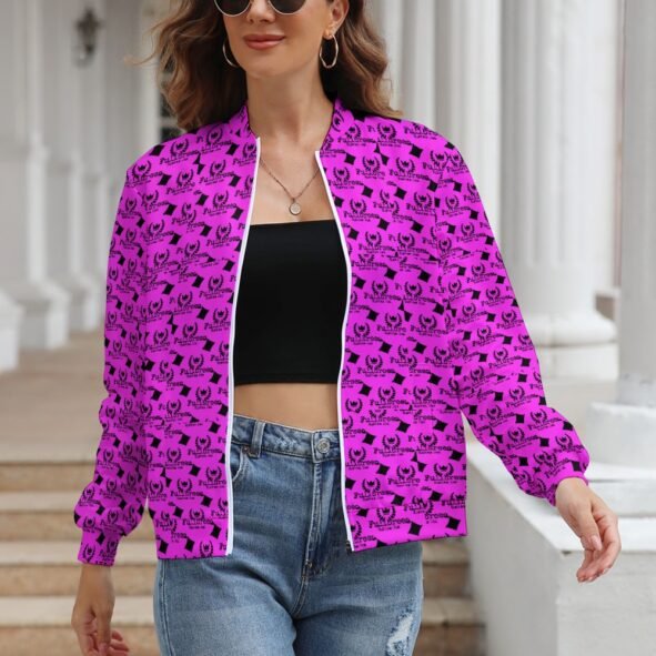 fullbreedcustom Women's Long Sleeve Zipper Jacket