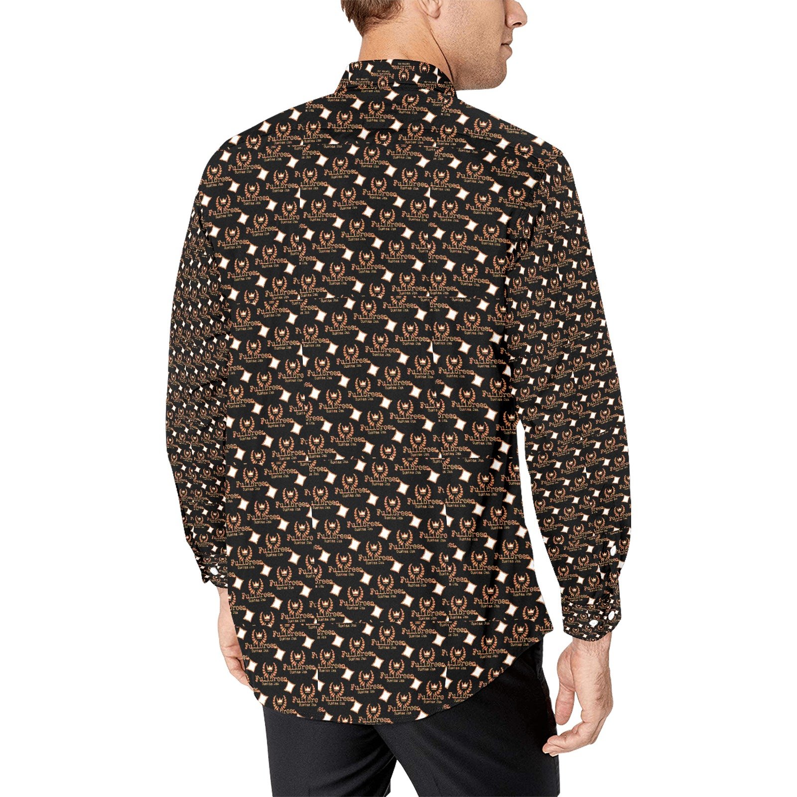 Men's All Over Print Long Sleeve Shirt(Model T61) - Image 2