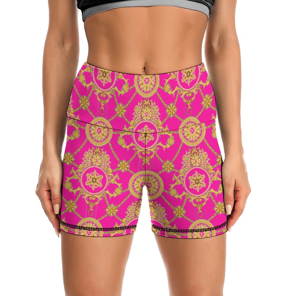 fullbreedcustom Women's Slim Fit Sports Yoga Shorts - Image 8